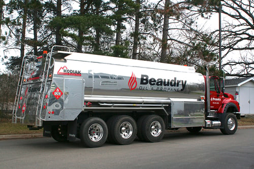Another Beaudry Oil & Propane Semi-Truck ready to provide service to your home.