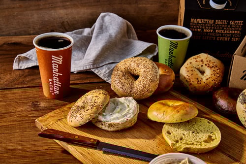 Manhattan Bagel - NY-Style Boiled & Baked Bagels and Cream Cheese