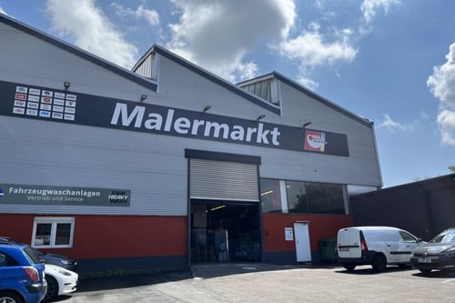 Standortbild MEGA eG Essen-Süd, Unternehmensbereich MEG Rhein-Ruhr, Großhandel für Maler, Bodenleger und Stuckateure