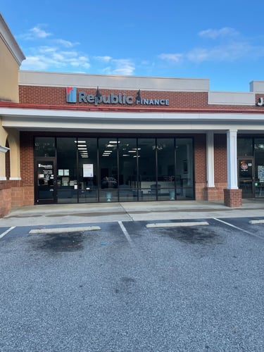 Main Street, GA Republic Finance Branch