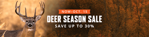 Save up to 30% at the Cabela's Deer Season Sale