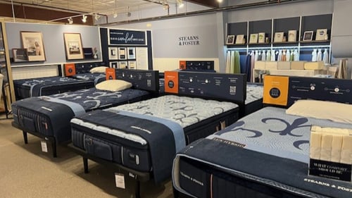 Pierre Slumberland Furniture Stearns & Foster