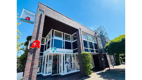 Aussenansicht der Sertürner Apotheke