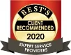 Best's Client Recommended 2020 Expert Service Providers Award