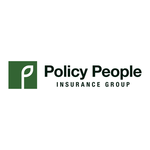Policy People Insurance Group insurance agency logo – modern design with green color palette representing trust, growth, and security