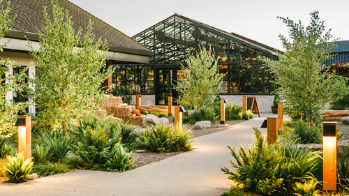 Exterior of Treehouse Hotel Silicon Valley.