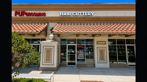 Outside the Hair Cuttery salon in  Clermont