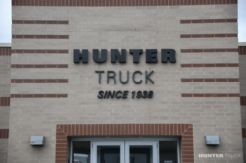 Outside of Hunter Truck- Corporate
