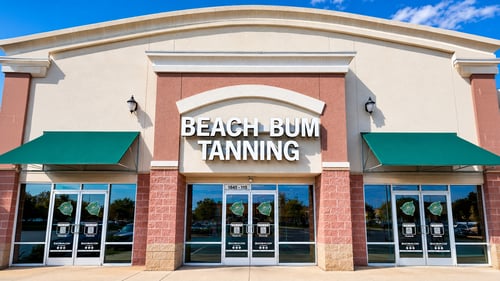 Beach Bum store front in Harrisonburg, VA