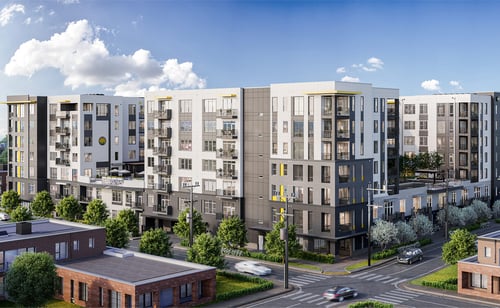 Exterior View at Link Apartments® Mint Street in Charlotte, NC