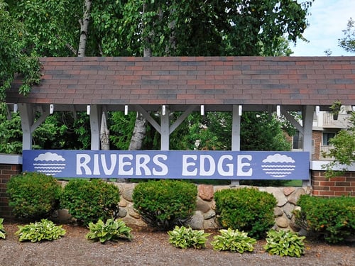 Property Signage at Rivers Edge Apartments in Waterford, MI 48327