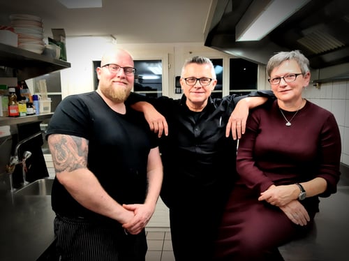 Küchenchef Christian Heinrich, Ihre Gastgeber Guido & Barbara Schneider-Regli