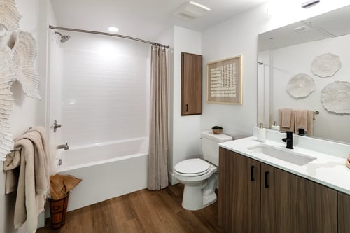 Bathroom at The Brynn Apartments in San Diego, CA 92108