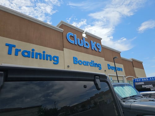 Club K9 dog training facility building exterior