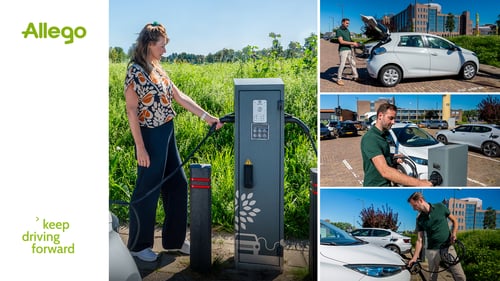 Allego regular AC charging station