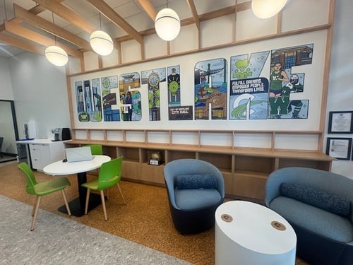 Westlake Branch Interior - Century Federal Credit Union