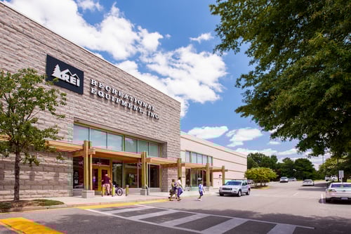 Retail space for lease in Cary, North Carolina, REI