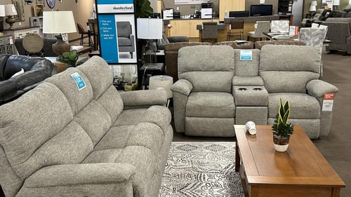 Columbus Slumberland Furniture reclining sectionals