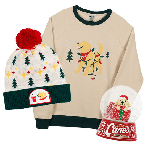 Shop the new Cane's Gear Holiday Collection