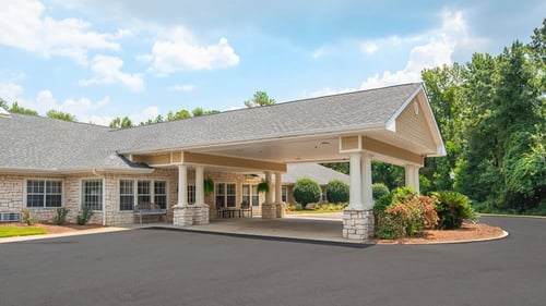 Brookdale Hattiesburg Memory Care Entrance