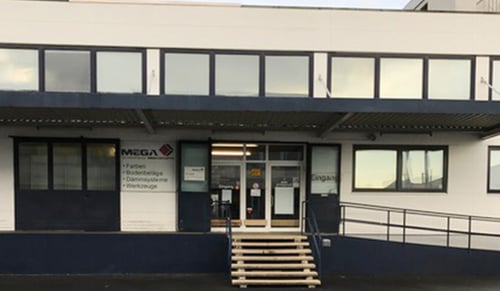 Standortbild MEGA eG Nürnberg, Großhandel für Maler, Bodenleger und Stuckateure