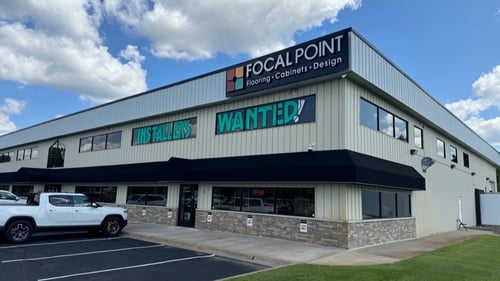 Front entrance of FocalPoint Flooring Cabinets and Design.