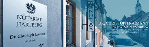 Notariat Hartberg Dr. Christoph Raimann