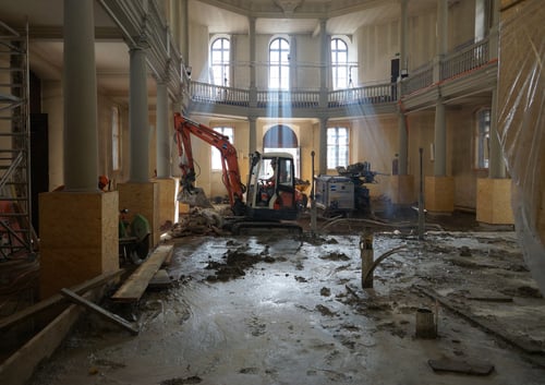 Restauration du Temple de la Fusterie - Maître de l'ouvrage : Fondation pour la conservation des Temples genevois (avant 1907)