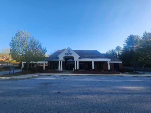 Outside view of the State Employees' Credit Union Burnsville branch