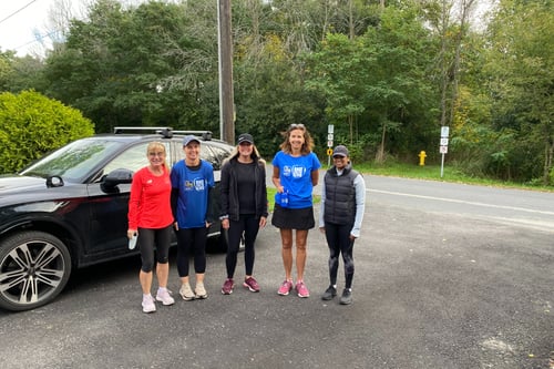 Karen's team raised $1500 with funds going towards the IWK hospital in Halifax.