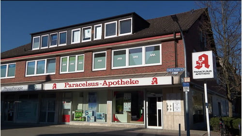 Aussenansicht der Paracelsus-Apotheke