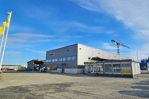 Ramirentin Kuopion vuokraamo ja kalustokeskus.