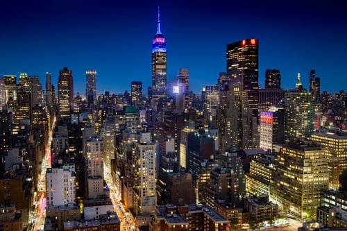 Our hotel is in Hell's Kitchen near major Manhattan attractions.