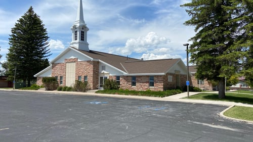 The Church of Jesus Christ of Latter-day Saints, Dingle Meetinghouse, Montpelier, Idaho South Stake