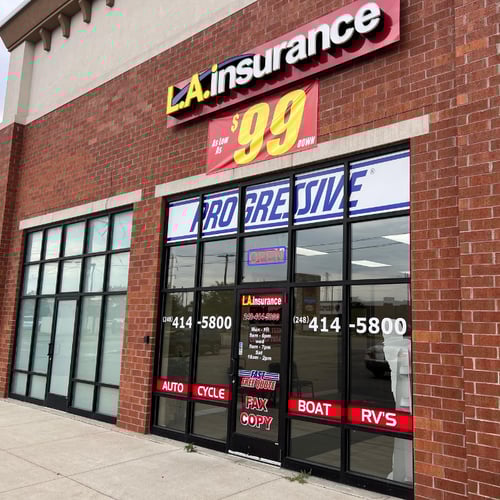 L.A. Insurance Agency MI-009 office exterior