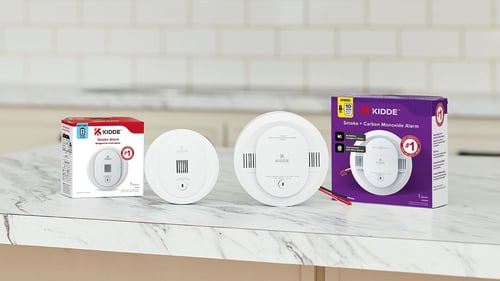 A selection of Kidde safety products.