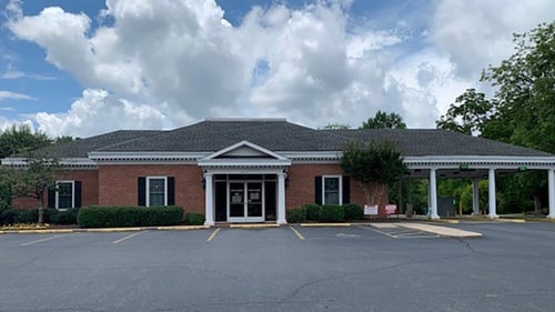 First Bank Albemarle branch exterior.