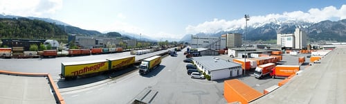 Container Terminal in Hall in Tirol