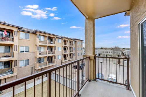 Large Balcony at Sable Ridge Senior Residences North, Denver