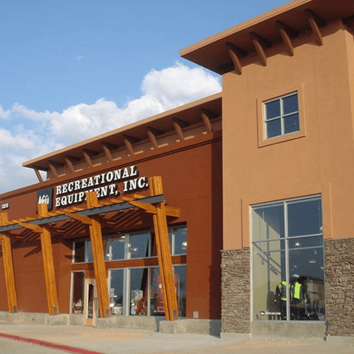 Front of the REI store in Rancho Cucamonga, California