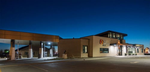 Exterior image of First Interstate Bank in Miles City, Montana.