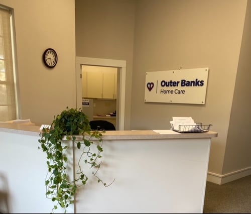 Image of the Interior waiting room of Outer Banks Home Care