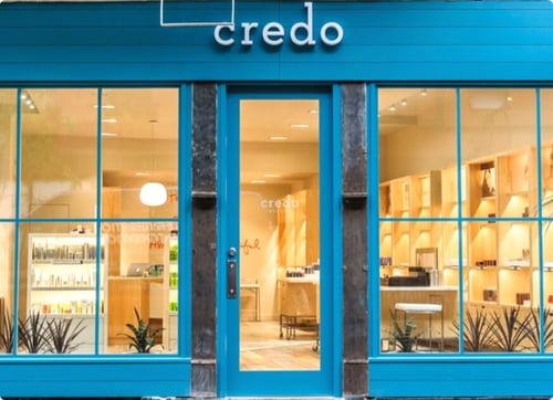Credo Beauty SoHo storefront
