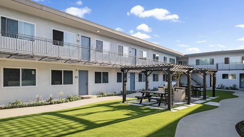 Arlington Square Apartments Logo Outside View