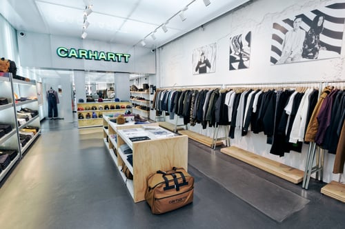 Carhartt WIP Store Amsterdam Hartenstraat interior