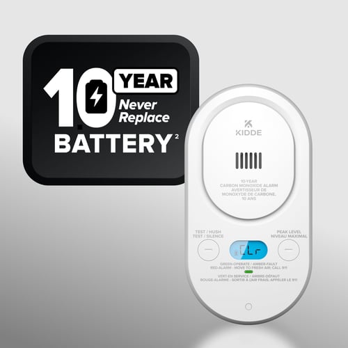 10 Year never replace battery.