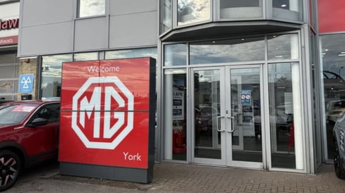 Evans Halshaw MG York Exterior Entrance