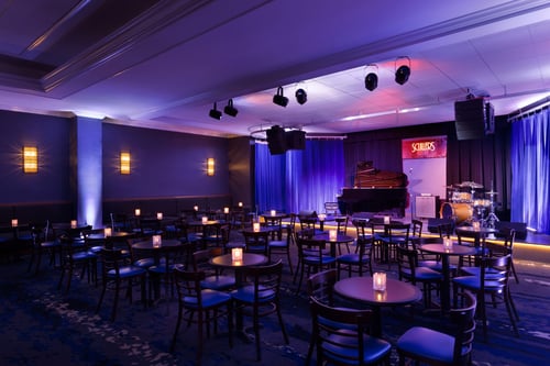 Scullers Jazz Club stage area