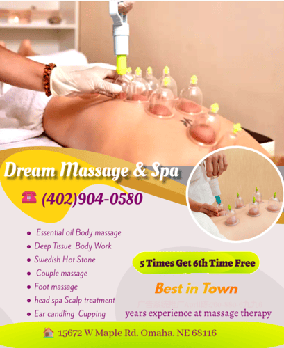 Cupping can either be dry or wet. Wet cupping involves puncturing the skin before starting the suction,
 which removes some of the person's blood during the procedure.