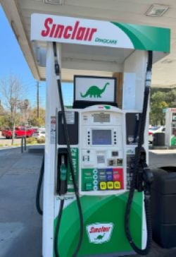 Sinclair Gas Station Fueling Island